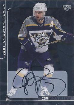 2000-01 Be a Player Signature Series - Autographs #167 Cliff Ronning Front