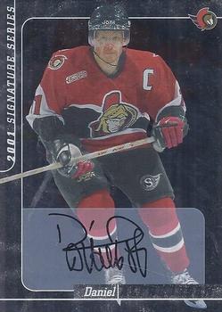 2000-01 Be a Player Signature Series - Autographs #196 Daniel Alfredsson Front