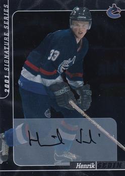2000-01 Be a Player Signature Series - Autographs #243 Henrik Sedin Front