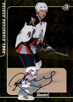 2000-01 Be a Player Signature Series - Autographs Gold #7 Dmitri Kalinin Front