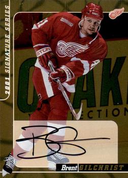 2000-01 Be a Player Signature Series - Autographs Gold #24 Brent Gilchrist Front