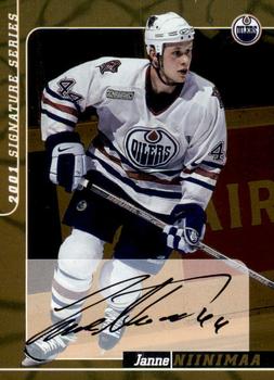 2000-01 Be a Player Signature Series - Autographs Gold #32 Janne Niinimaa Front