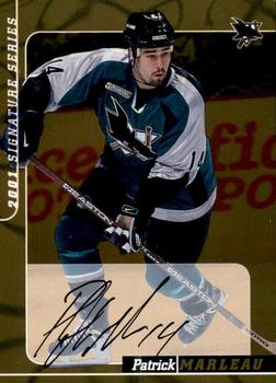 2000-01 Be a Player Signature Series - Autographs Gold #51 Patrick Marleau Front