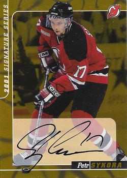 2000-01 Be a Player Signature Series - Autographs Gold #75 Petr Sykora Front