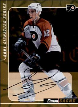 2000-01 Be a Player Signature Series - Autographs Gold #192 Simon Gagne Front