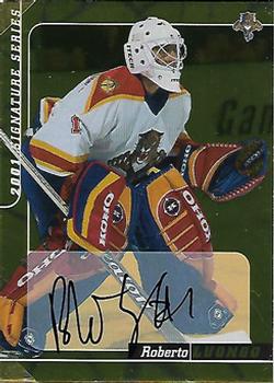 2000-01 Be a Player Signature Series - Autographs Gold #204 Roberto Luongo Front