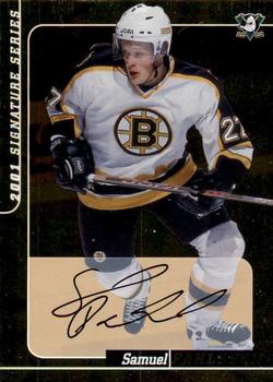 2000-01 Be a Player Signature Series - Autographs Gold #225 Samuel Pahlsson Front