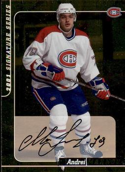 2000-01 Be a Player Signature Series - Autographs Gold #236 Andrei Markov Front