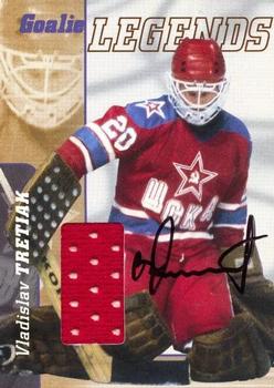 2000-01 Be a Player Signature Series - Goalie Memorabilia Autographs #GLS2 Vladislav Tretiak Front