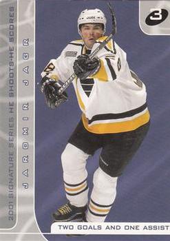 2000-01 Be a Player Signature Series - He Shoots-He Scores Points #NNO Jaromir Jagr Front
