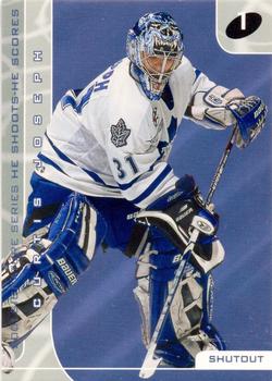 2000-01 Be a Player Signature Series - He Shoots-He Scores Points #NNO Curtis Joseph Front