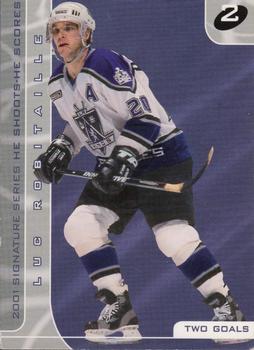 2000-01 Be a Player Signature Series - He Shoots-He Scores Points #NNO Luc Robitaille Front