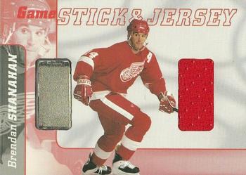 2000-01 Be a Player Signature Series - Jersey and Stick #GSJ-02 Brendan Shanahan Front