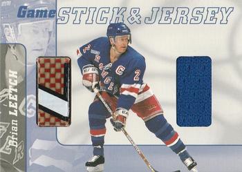 2000-01 Be a Player Signature Series - Jersey and Stick #GSJ-26 Brian Leetch Front