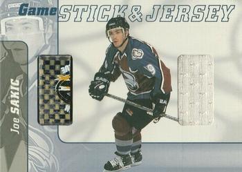 2000-01 Be a Player Signature Series - Jersey and Stick #GSJ-31 Joe Sakic Front