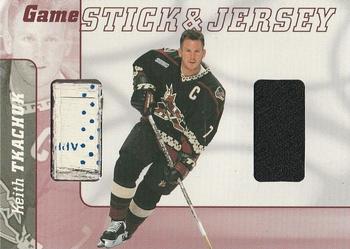 2000-01 Be a Player Signature Series - Jersey and Stick #GSJ-40 Keith Tkachuk Front