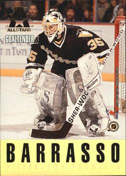 1993-94 Leaf - Gold Leaf All-Stars #5 Tom Barrasso / Patrick Roy Front