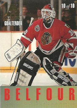 1993-94 Leaf - Gold Leaf All-Stars #10 Felix Potvin / Ed Belfour Back