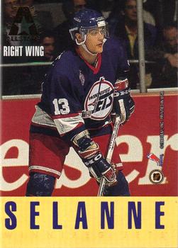 1993-94 Leaf - Gold Leaf All-Stars #3 Teemu Selanne / Brett Hull Front