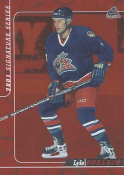 2000-01 Be a Player Signature Series - Ruby #159 Lyle Odelein Front