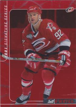 2000-01 Be a Player Signature Series - Ruby #229 Jeff O'Neill Front