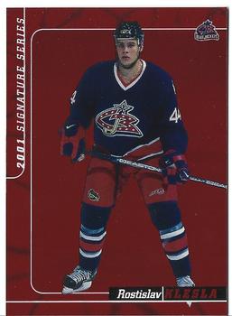 2000-01 Be a Player Signature Series - Ruby #285 Rostislav Klesla Front