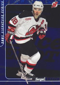 2000-01 Be a Player Signature Series - Sapphire #100 Sergei Brylin Front