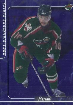 2000-01 Be a Player Signature Series - Sapphire #279 Marian Gaborik Front