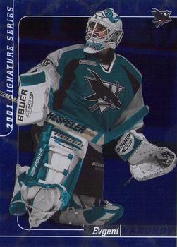 2000-01 Be a Player Signature Series - Sapphire #292 Evgeni Nabokov Front