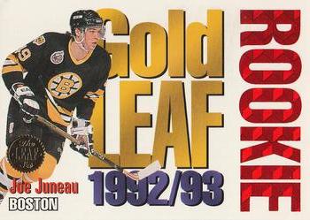 1993-94 Leaf - Gold Leaf Rookie #2 Joe Juneau Front