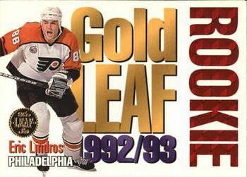 1993-94 Leaf - Gold Leaf Rookie #3 Eric Lindros Front