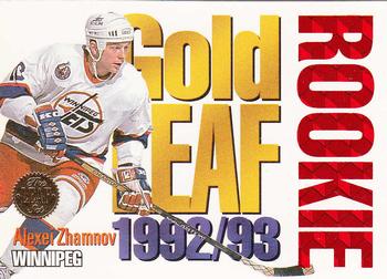 1993-94 Leaf - Gold Leaf Rookie #5 Alexei Zhamnov Front