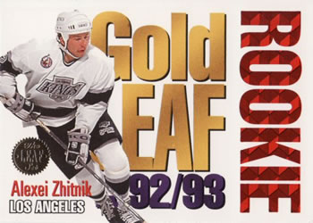 1993-94 Leaf - Gold Leaf Rookie #8 Alexei Zhitnik Front