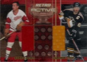 2000-01 Be a Player Ultimate Memorabilia - Retro-Active #RA9 Gordie Howe / Jaromir Jagr Front