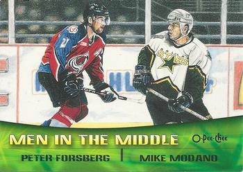 2000-01 O-Pee-Chee - Combos Jumbos #TC5 Peter Forsberg / Mike Modano Front