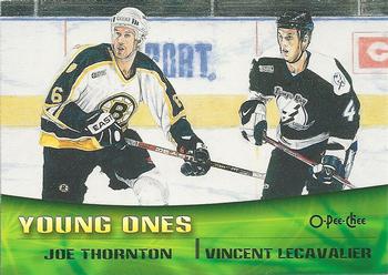 2000-01 O-Pee-Chee - Combos Jumbos #TC7 Joe Thornton / Vincent Lecavalier Front