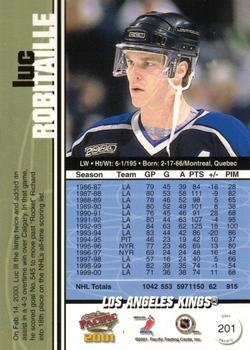 2000-01 Pacific - Copper #201 Luc Robitaille Back