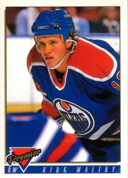 1993-94 O-Pee-Chee Premier #290 Kirk Maltby Front
