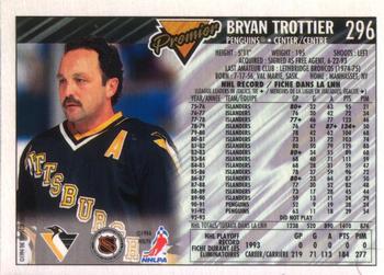 1993-94 O-Pee-Chee Premier #296 Bryan Trottier Back