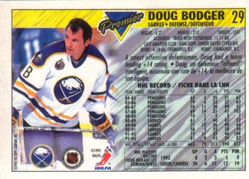 1993-94 O-Pee-Chee Premier #29 Doug Bodger Back