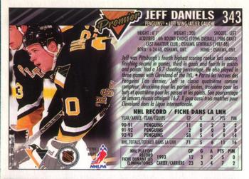 1993-94 O-Pee-Chee Premier #343 Jeff Daniels Back