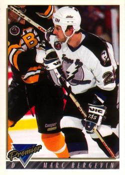 1993-94 O-Pee-Chee Premier #373 Marc Bergevin Front