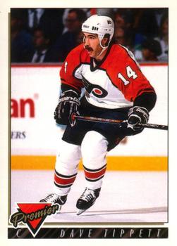 1993-94 O-Pee-Chee Premier #387 Dave Tippett Front
