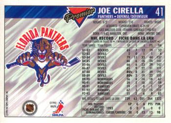 1993-94 O-Pee-Chee Premier #41 Joe Cirella Back