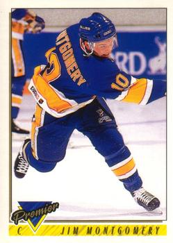 1993-94 O-Pee-Chee Premier #488 Jim Montgomery Front