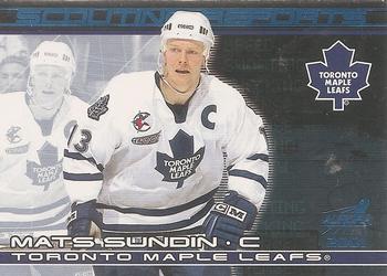 2000-01 Pacific Aurora - Scouting Reports #20 Mats Sundin Front