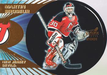 2000-01 Pacific Aurora - Styrotechs #7B Martin Brodeur Front