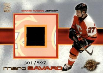 2000-01 Pacific Crown Royale - Game-Worn Jerseys #5 Marc Savard Front