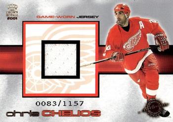 2000-01 Pacific Crown Royale - Game-Worn Jerseys #13 Chris Chelios Front