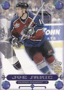 2000-01 Pacific Crown Royale - Jewels of the Crown #10 Joe Sakic Front